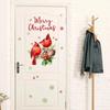 Christmas Style Creative Removable Wall Sticker Glass Door Sticker Simple Fashionable Wall Sticker Home Party Decoration Supplie