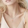 Sunflower Gold Plated Rose Gold Ladies Clavicle Necklace, Accessories