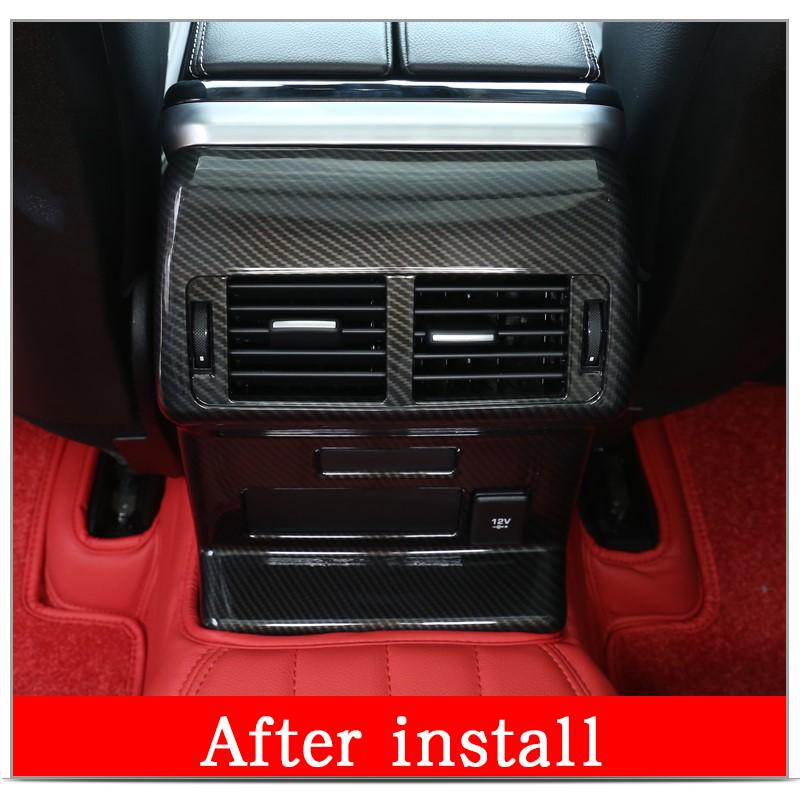 Car Rear Air Outlet Vent Protect Cover Trim fit For Range Rover Velar 2018+ Car Rear Air Outlet Vent Protect Cover Trim fit For Range Rover Velar 2018+