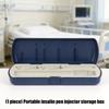Travel Storage Case for Insulin Pen Accessories, Plastic Carry Box with Molded Sections and Lid Closure To Gather Daily Supplies for Travel, Work, or