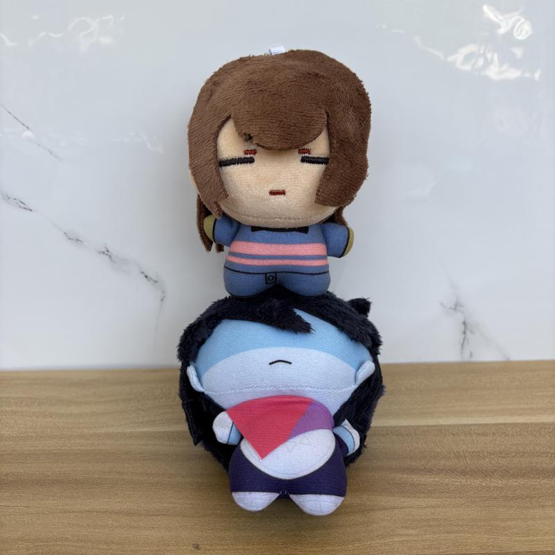 10cm Niedlicher Anime-Charakter Plüsch-Schlüsselanhänger Spiel Cartoon Tasche Anhänger Puppe Dekor