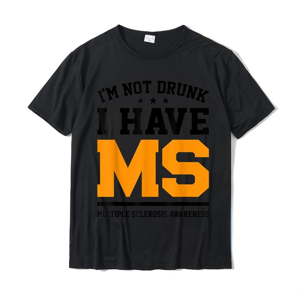 

Я не пьян, у меня рассеянный склероз, предупреждающие буквы, принт, забавная футболка, летняя футболка, популярный дизайн, унисекс, короткий рукав 4XL