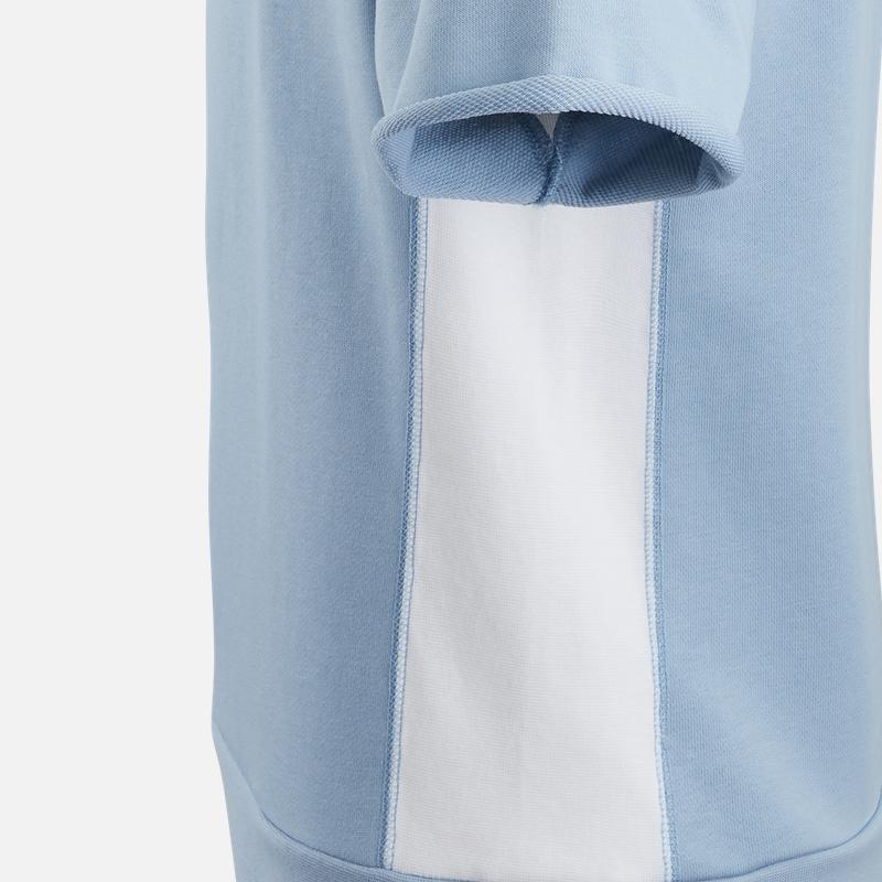 Nike Cartoon Patchwork Trainings-Crewneck-Kurzarm-T-Shirt Herren Oberteile Blau DV3201-425