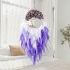 Dreamcatcher for Hanging On the Wall - AIMOONSA - Tree of Life - White - Handmade - Feathers &; Crystal