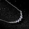 Gorgeous Bridal Wedding Necklace Brilliant Cubic Zirconia Delicate Female Necklaces for Party High Quality Trendy Jewelry