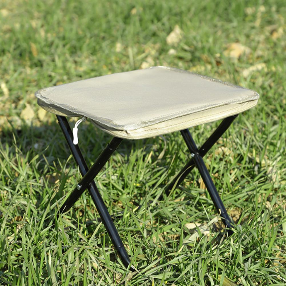 Foldable Outdoor Chair with Mesh Bag Portable Backpack Stool 198Lbs Load Capacity Lightweight Foldable Chair for Camping Fishing