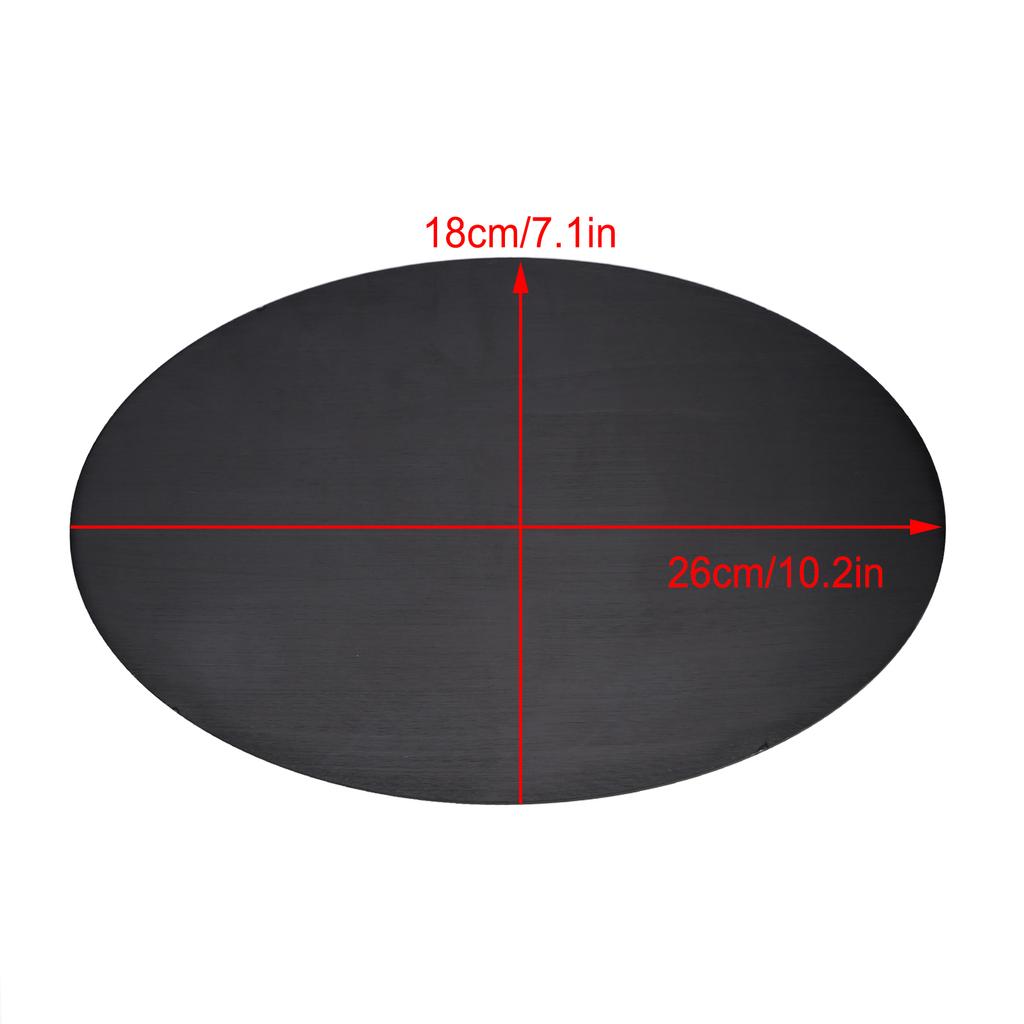 Ovales, leeres Nummernschild aus Aluminiumlegierung, DIY, universell passend für Motorräder