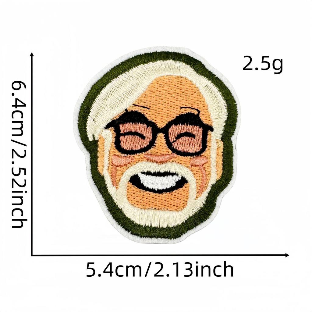 Cartoon Character Iron-On Embroidery Patch for Children's Clothing