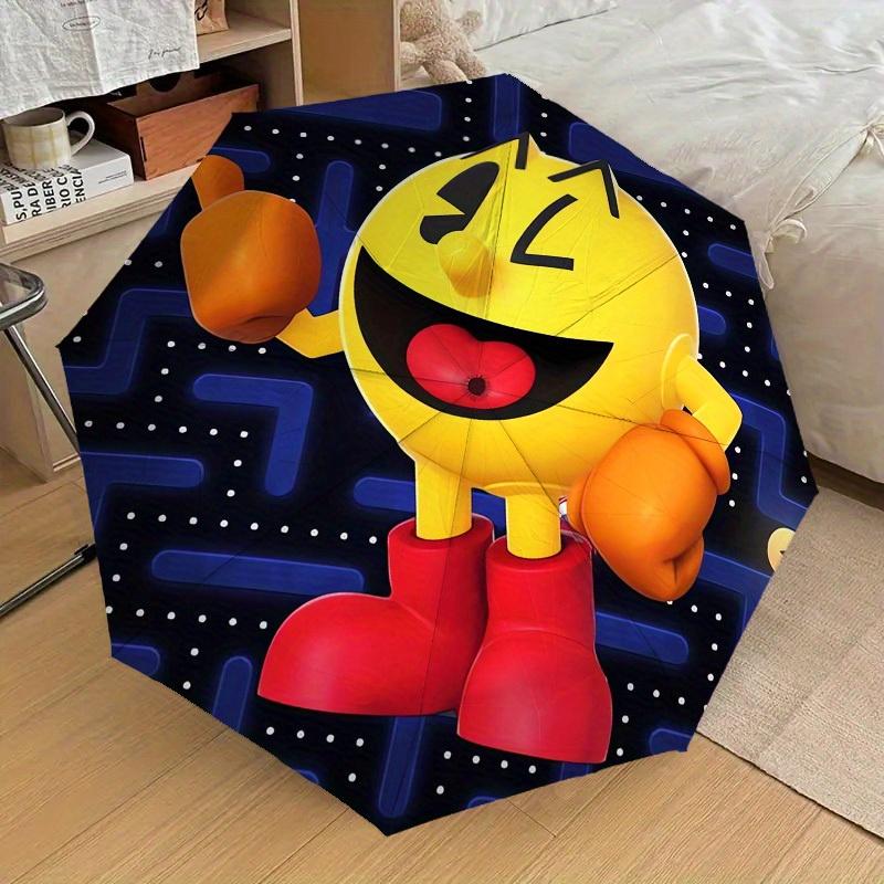 1pc Pac-Man, Classic Themed High-quality Umbrella,Automatic Opening and Closing Umbrella,Multi-functional Umbrella G0811394