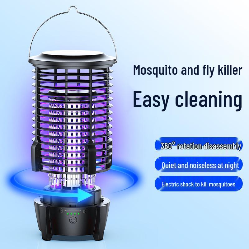 2024 Portable Waterproof Electric Mosquito Killer Lamp for Outdoor Camping and Gardens