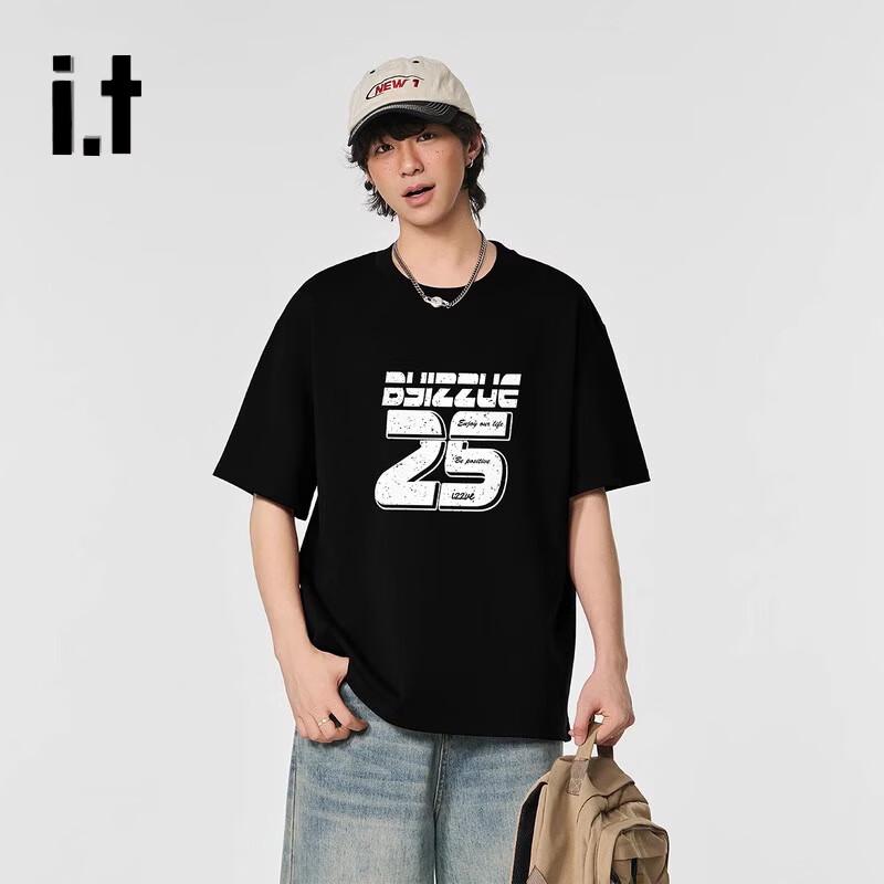 Izzue Unisex Heavyweight Casual Short-Sleeve T-Shirt