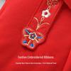 Youqi Baby Chinese Style Red Winter Jumpsuit