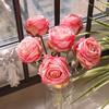 Artificial Rose Flower for Flower Arrangement Realistic Faux Silk Long Stem Rose Bouquet for Wedding Centerpiece Home Party Decor