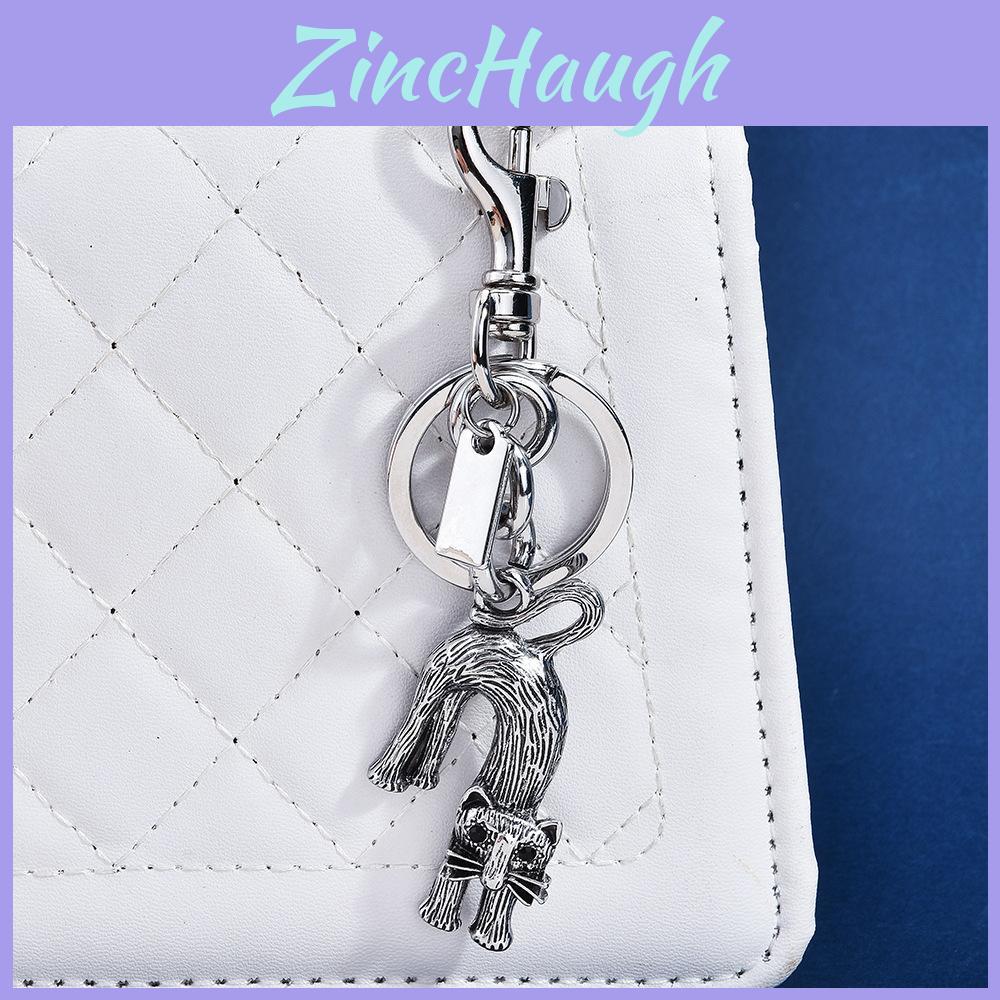 Animal Keychain Zinc Alloy Cat Pendant Cute Cartoon Bag Charm For Travel And Gifts