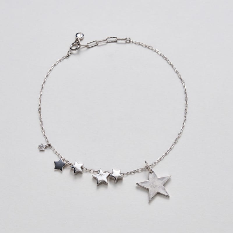 

liersi Star Pendant Anklet Silver(pure)
