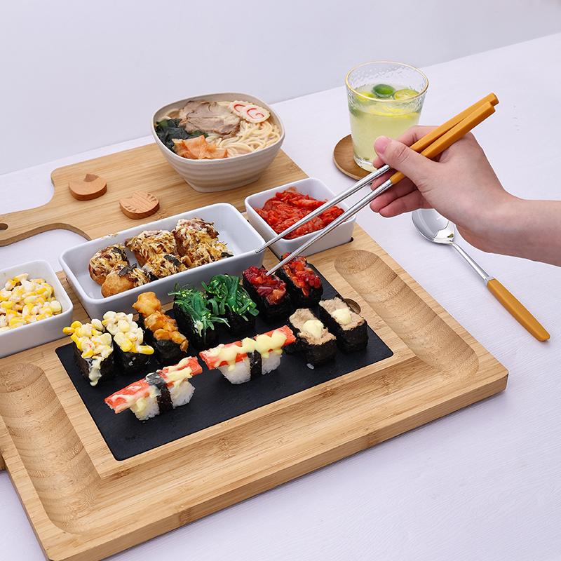 Set Tacâmuri Coreene Oțel Inoxidabil 304 Set Tacâmuri de Înaltă Calitate Set Cină Set Lingură Bețișoare Veselă 8 Buc Seturi Tacâmuri