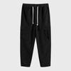 Men's Corduroy Trousers Solid Color Sweatpants Loose Straight Multi-pocket Men's Thin Casual Pants Autumn and Winter