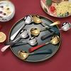 Stainless Steel Dessert Spoon Smooth Modern Spoons Design Coffee Soup Edge Kids Rust-Proof Dishwasher