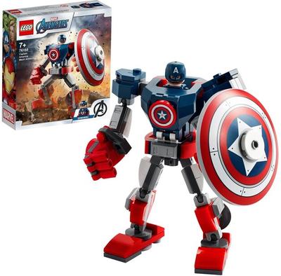LEGO Marvel Avengers 76168 Captain America's Armored Mech