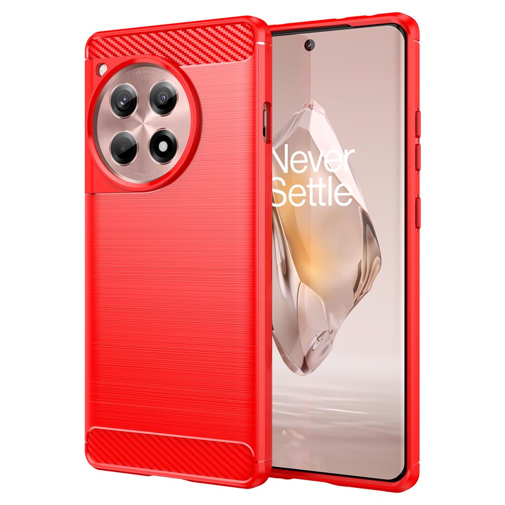 For OnePlus 12R 5G/Ace 3 5G Case Brushed TPU Anti-Fingerprints Phone Cover