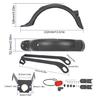 Scooter Rear Mudguard Scooter Mudguard Brackets Electric Scooter Tire Splash Mudguard with Rear Taillight for M365 Part