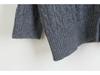 Trendy Brand Saturn Embroidered V-Neck Knit Cardigan