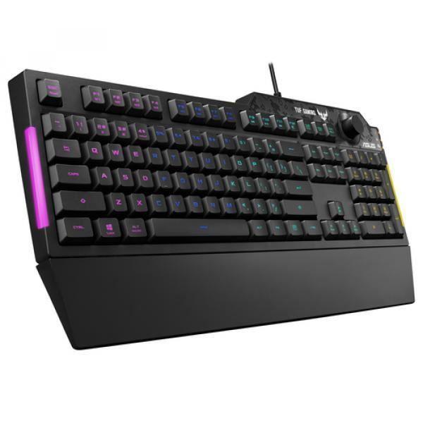 Clavier - ASUS - TUF Gaming K1 - Rétroéclairé - USB - Résistant aux éclaboussures