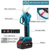 40cm Brushless Cordless Pruner Shear 4 Gear Adjustable Fruit Tree Bonsai Pruning Trimmer Portable Electric Tree Branches Cutter