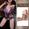 Sexy lingerie sexy hot lace one-piece pure desire bow small chest free uniform tights
