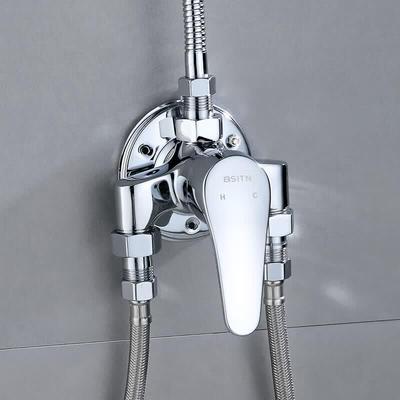 BSITN Exposed Brass Shower Mixer Faucet