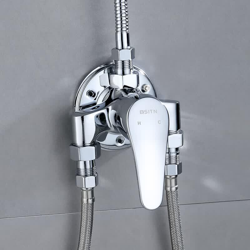 BSITN Exposed Brass Shower Mixer Faucet