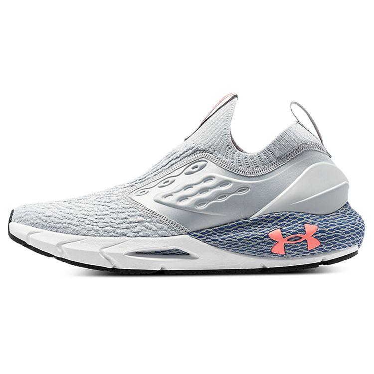 Under Armour HOVR Phantom 2 Comfortable Fabric Synthetic Leather Low-Top Casual Running Shoes Unisex sneaker Gray 3024806-102