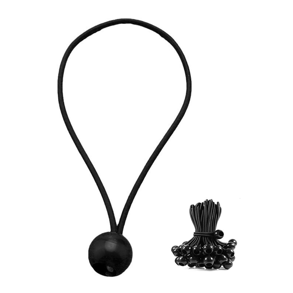 Tent Fixed Storage Tie Down Elastic Cord Night Reflective Ball Stretch Reflective Stretch Rope for Storage Fixing Accessories