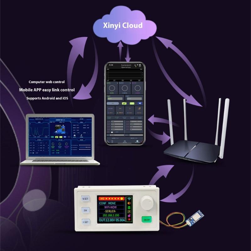 Large power 1200W 20A Output Adjustable Regulator Simple Installation for Laboratory Equipment & Circuits Maintenance