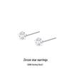 Elegant S999 Pure Silver Stud Earrings for Women – Simple, Versatile, Care-Friendly, and Perfect for All-Day Wear.