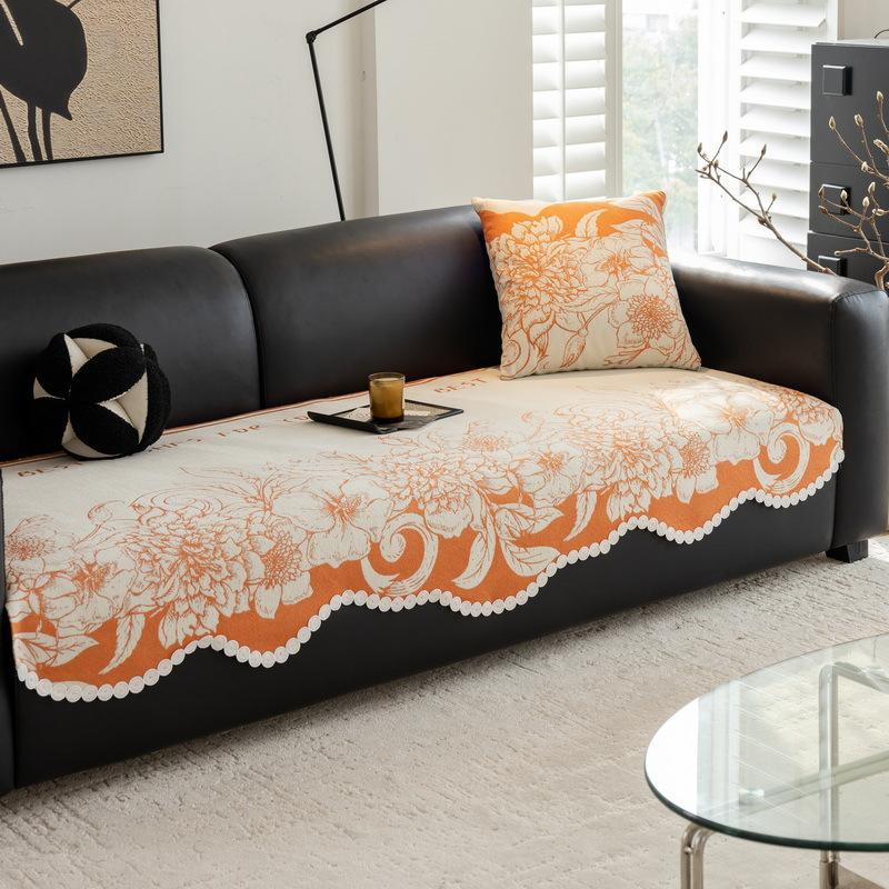 Special-Shaped Sofa Cushion, Universal Sofa Cover Cloth Towel For All Seasons, Full Cover Seat Cushion, Non-Slip And Simple Sofa Cover Integrated