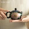160ml Chinese Handmade Flowers Xishi Teapot Ball Hole Filter Ceramic Tea Pot Beauty Tea Infuser Kettle Travel Tea Set Teaware