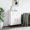 Vidaxl Cabinet, White, 69.5X34X90 Cm, Wood-Based Material