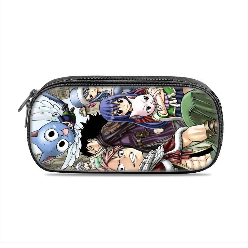 FAIRY TAIL Pen Case Cartoon Anime Printed Student Boys and Girls New Lightweight, Small, Large Capacity, Versatile