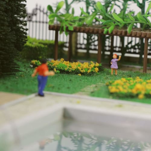 100-Piece Set of Painted Human Figures, 1:87-100 Scale, for Diorama, Miniature Garden, Decoration, Railway Models, Building Models, Educational DIY