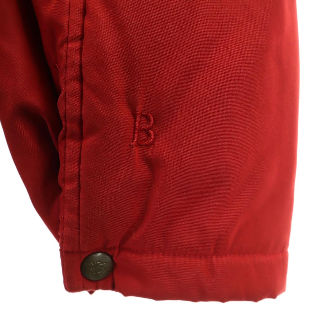 Burberrys 90er Jahre Old B Stickerei Steppmantel 7AR Rot Sanyo Shokai Damen Gebraucht