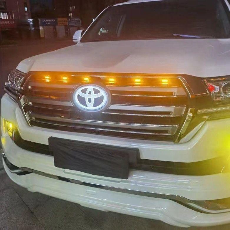 Universal LED Daytime Running Lights for Off-road Vehicles, Pickup Trucks, and SUVs - High Brightness, Small Yellow Grille Lights