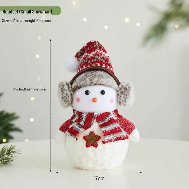 Christmas Snowflake Series: Snowman, Santa, and Reindeer Ornaments for Holiday Decor