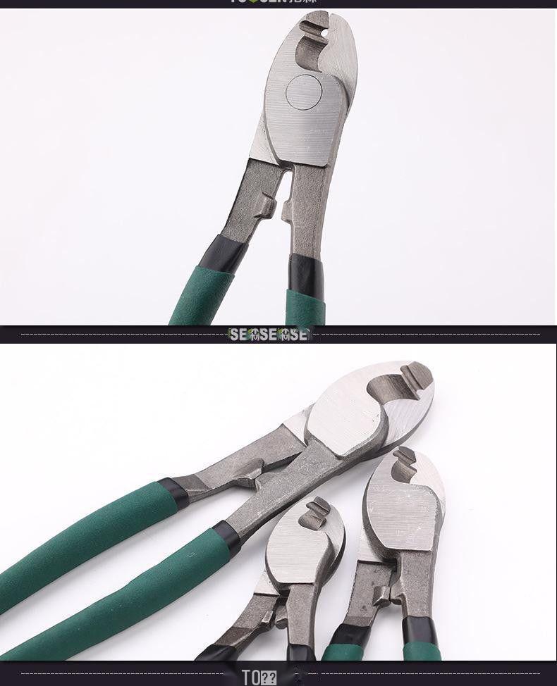 Electrician's 6/8-Inch Wire Cutter & Stripper Pliers Scissors