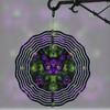 10 Inch Hanging Wind Chime Rotating Art Design with 360 Hook for Patio Lawn Garden Outdoor Decor Spring Summer Freshness Natural Beauty