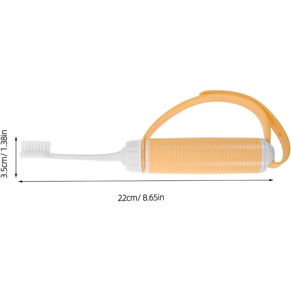 Adaptive Zahnbürste, Ergonomischer Griff Zahnbürste für Senioren mit Handzittern und Schlaganfallpatienten, Verstellbare tägliche Lebenshilfe für die Mundpflege älterer Menschen