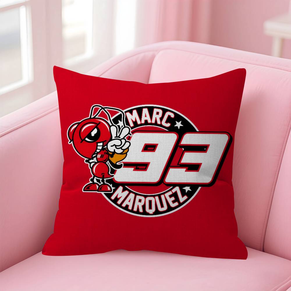Personalized Pillow Dust Cover Bedroom Kids Party Decoration Pillowcase Birthday Children Gift MMarc racing driver Marquez 93