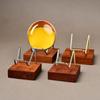Wooden Crystal Ball Holder Craft Sphere Display Stand Creative Crystal Ball Base  Home Decoration
