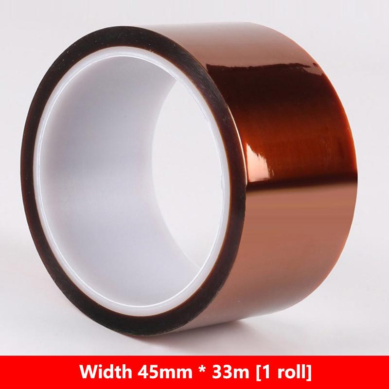 33M Long Gold Finger High Temperature Resistant Tape Heat Tape Polyimide Adhesive Insulation Tape 3D Printing Board Protection
