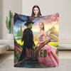 Couverture Pelucheuse Chaude Wicked 2 Film Musical Affiche Glinda Flanelle Housse Canapé-Lit Salon